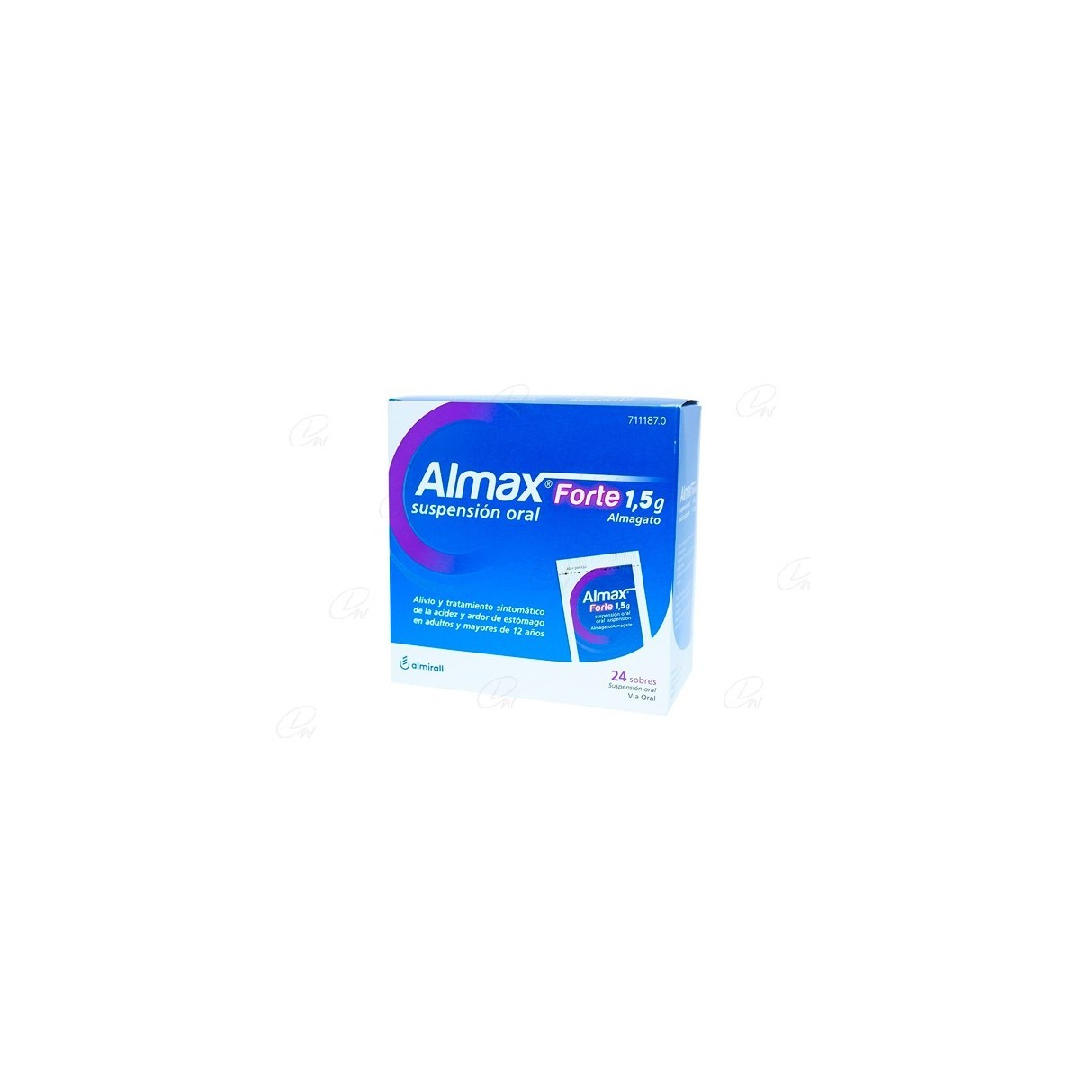ALMAX FORTE 1,5 g SUSPENSION ORAL, 24 sobres
