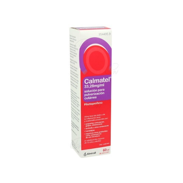 CALMATEL 33,28 mg/ml SOLUCION PARA PULVERIZACION CUTANEA,...