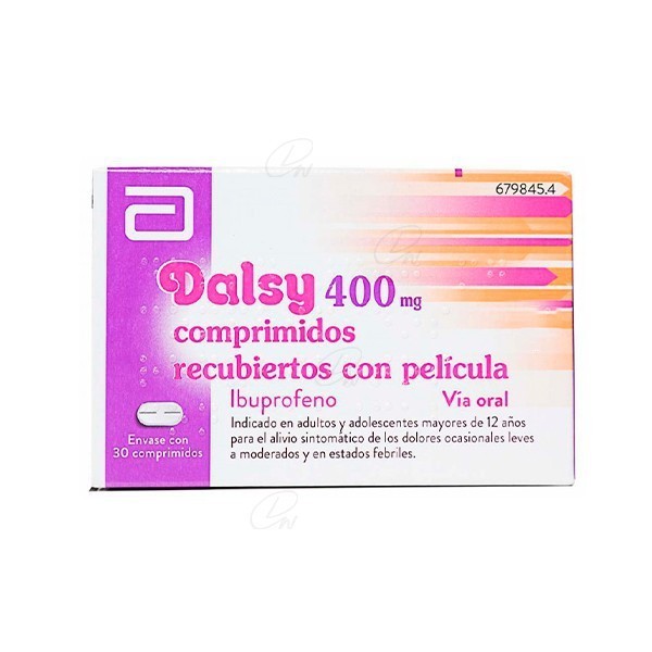 DALSYDOL 400 MG COMPRIMIDOS RECUBIERTOS CON PELICULA, 30...