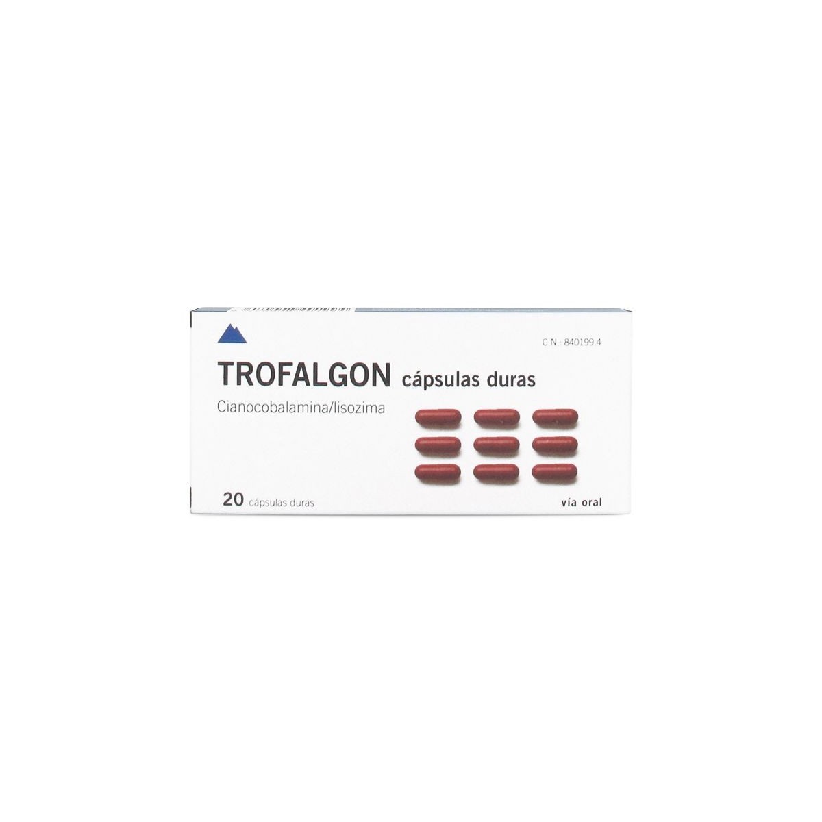 TROFALGON CAPSULAS DURAS, 20 capsulas