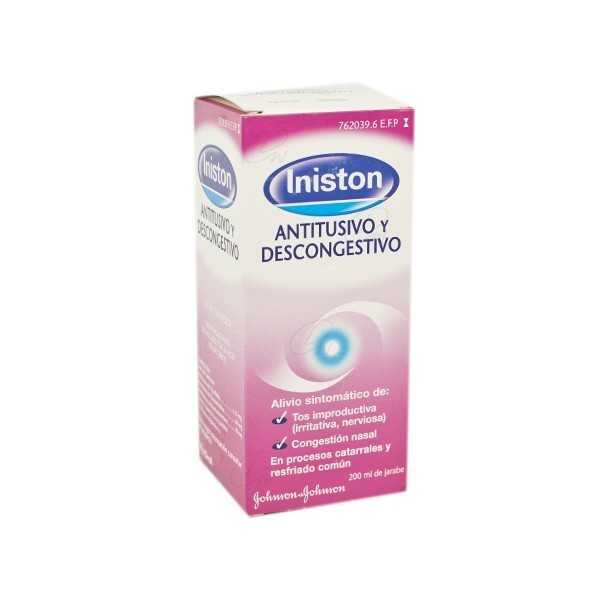INISTON TOS Y CONGESTION JARABE, 1 frasco de 200 ml
