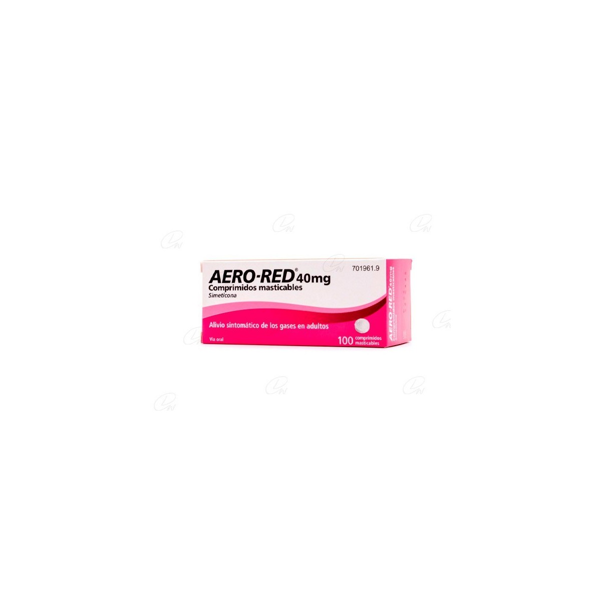 AERO RED 40 mg COMPRIMIDOS MASTICABLES, 100...