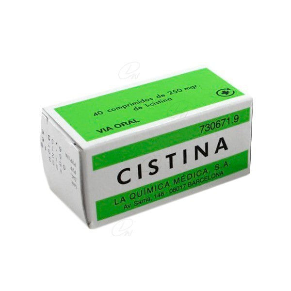 CISTINA 250 mg COMPRIMIDOS, 40 comprimidos