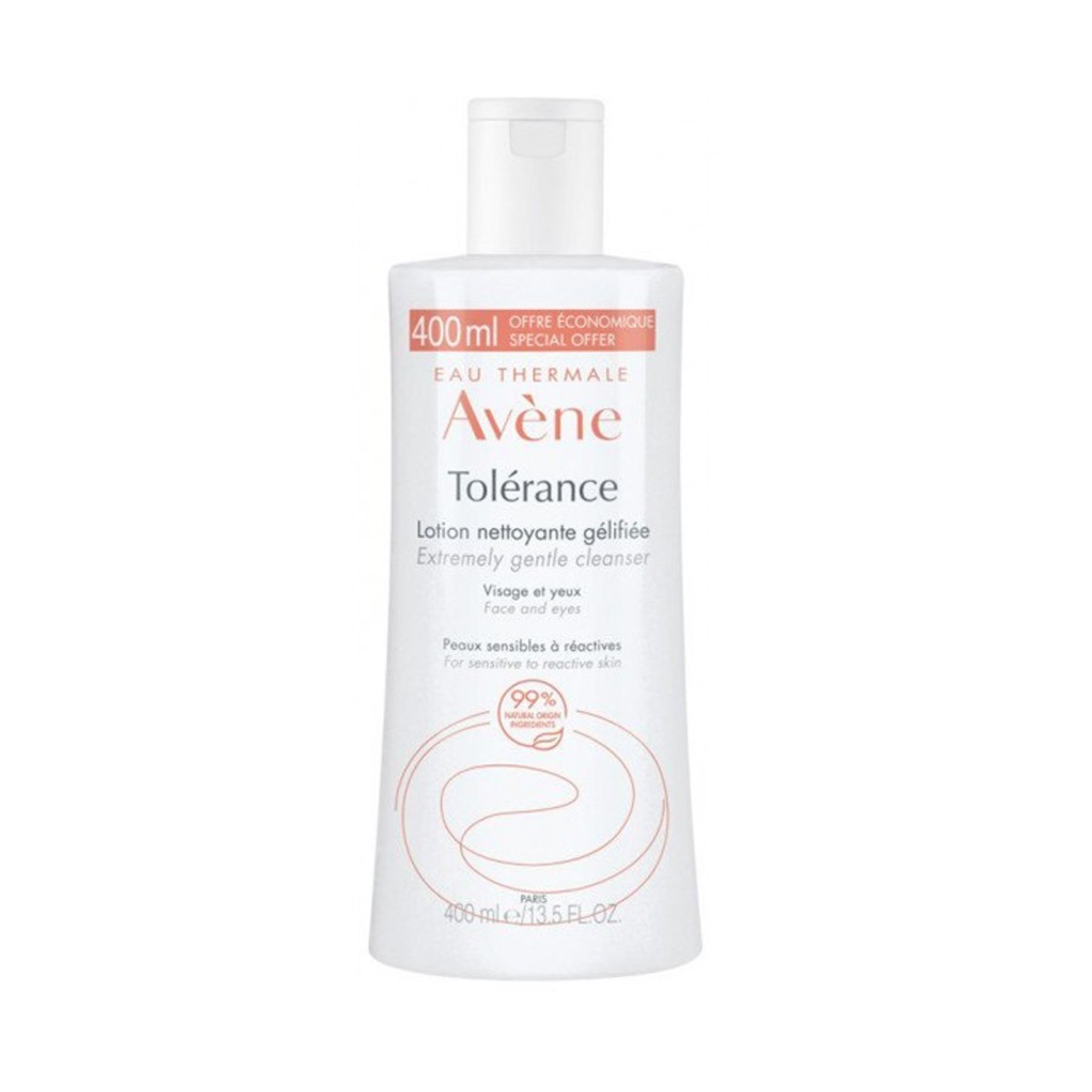 Avene Tolerance Loción limpiadora gelificada...