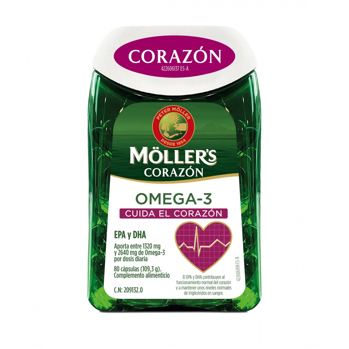 Möller's Corazón OMEGA-3  80 caps