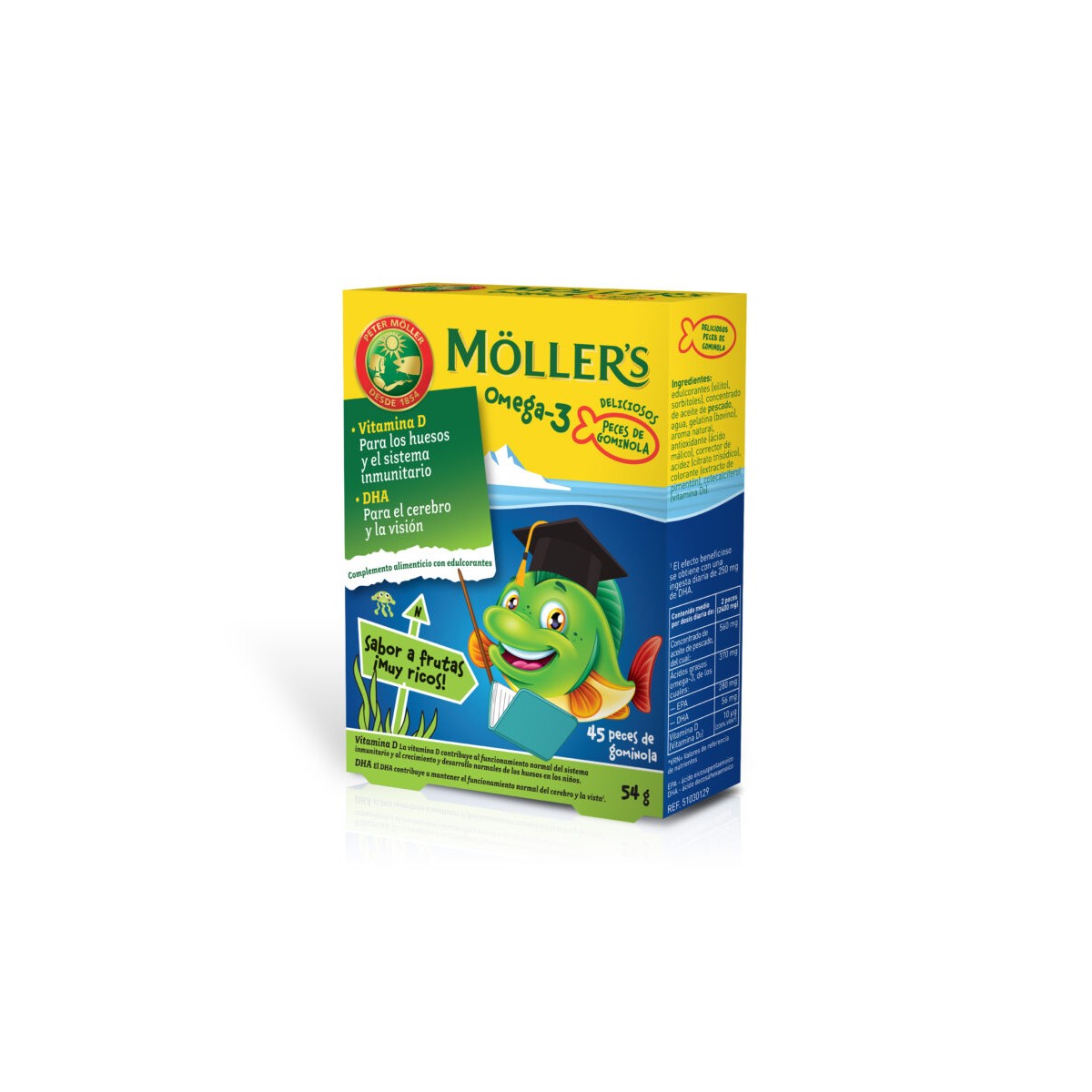 Möller's OMEGA-3 45 gominolas