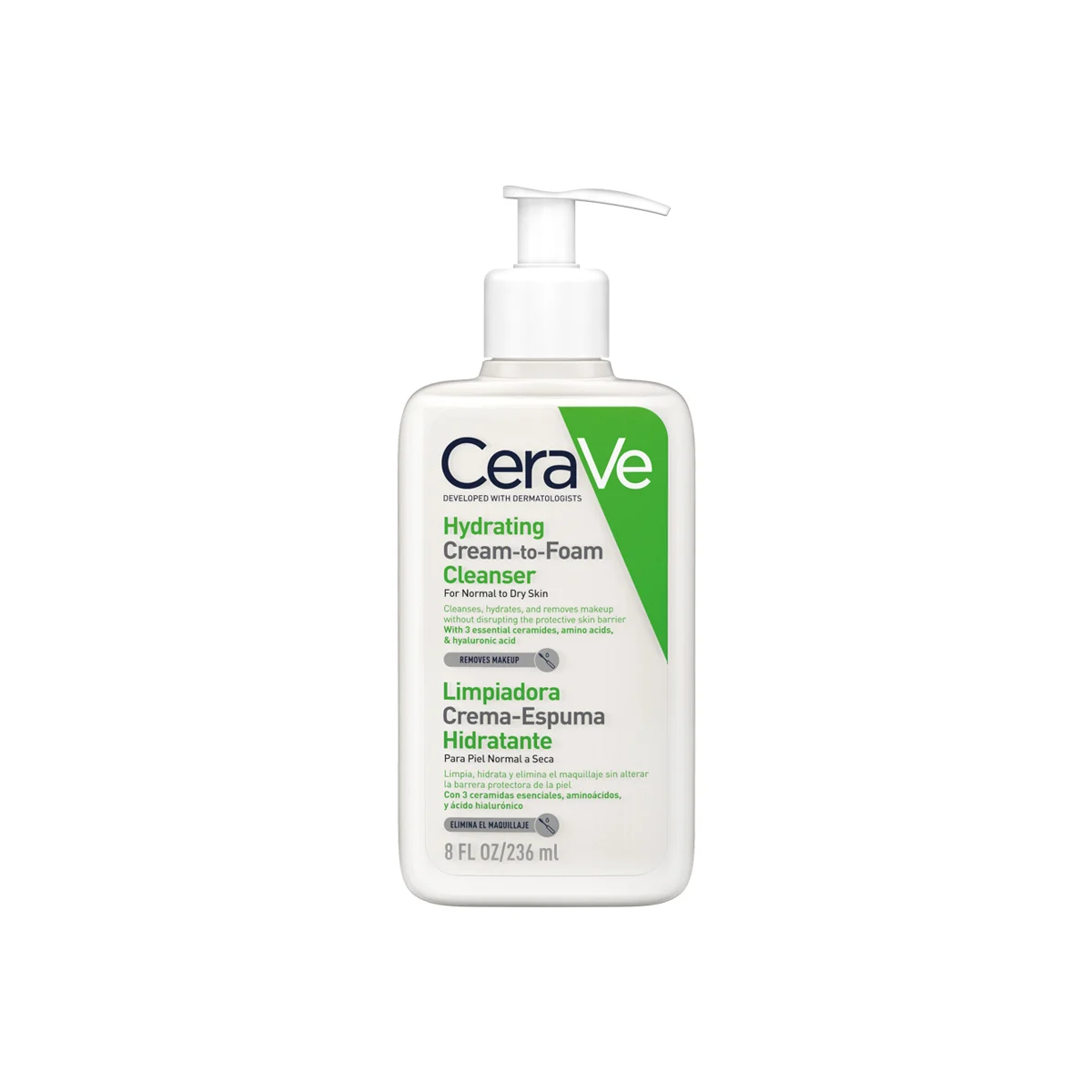 Cerave Limpiador Crema Hidratante Espumosa 236 mL