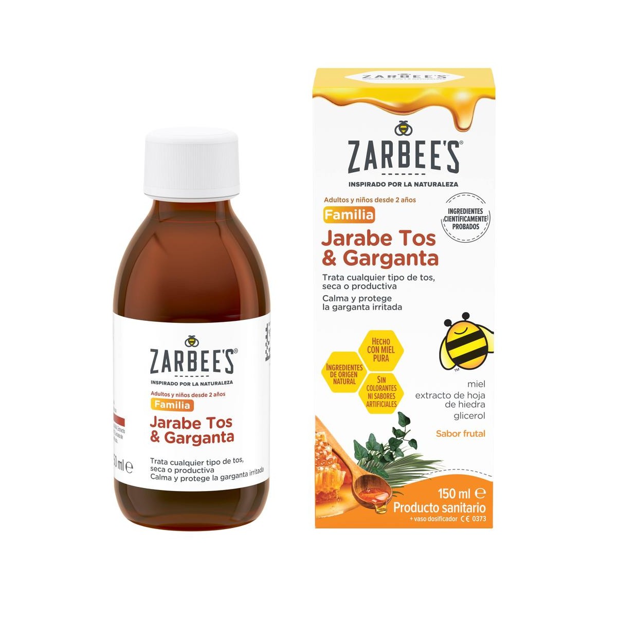 Zarbee's Familia Jarabe Tos y Garganta 150 mL