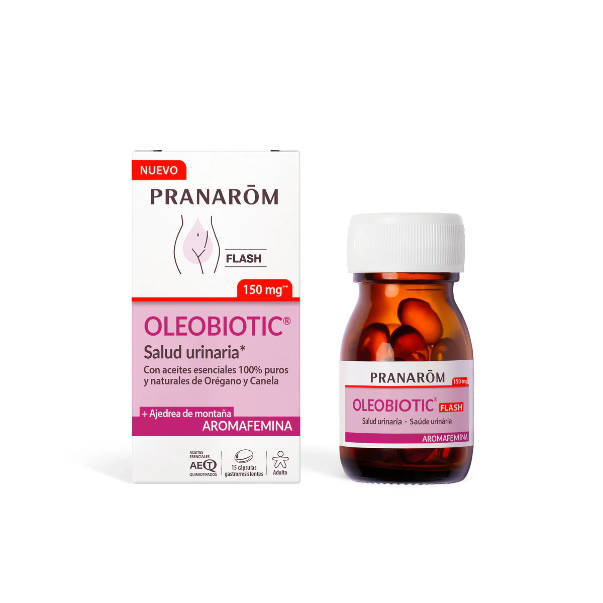 Pranarom OLEOBIOTIC Salud Urinaria FLASH