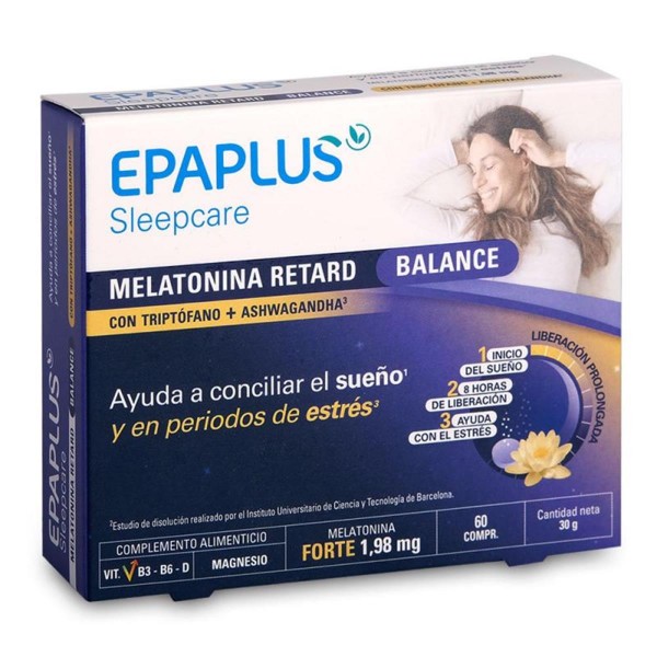 Epaplus Sleepcare Melatonina Retard 60 comp