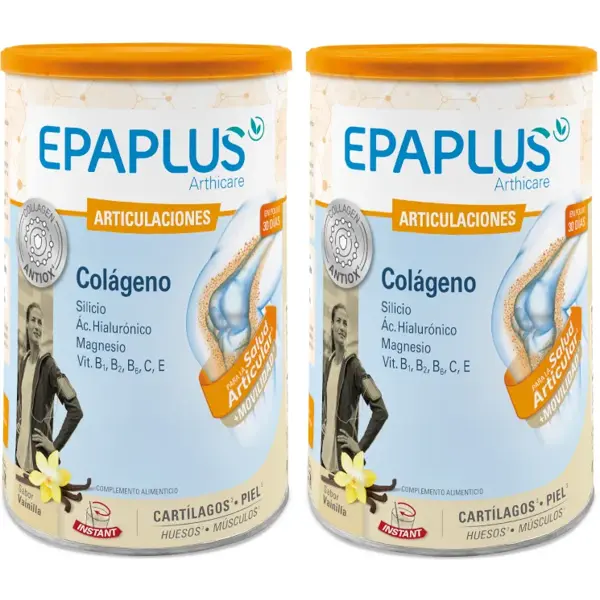 Epaplus Articulaciones Colágeno 2x332gr Sabor Vainilla Pack