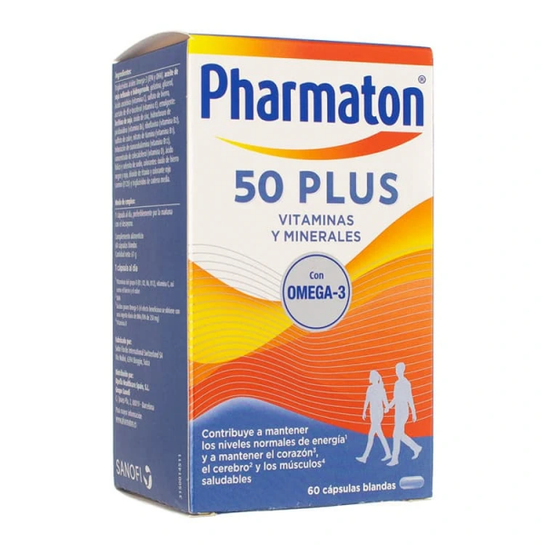 Pharmaton 50 Plus 60 cápsulas