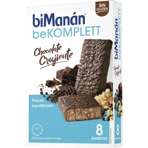Bimanan komplett Chocolate Crujiente 8 Barritas