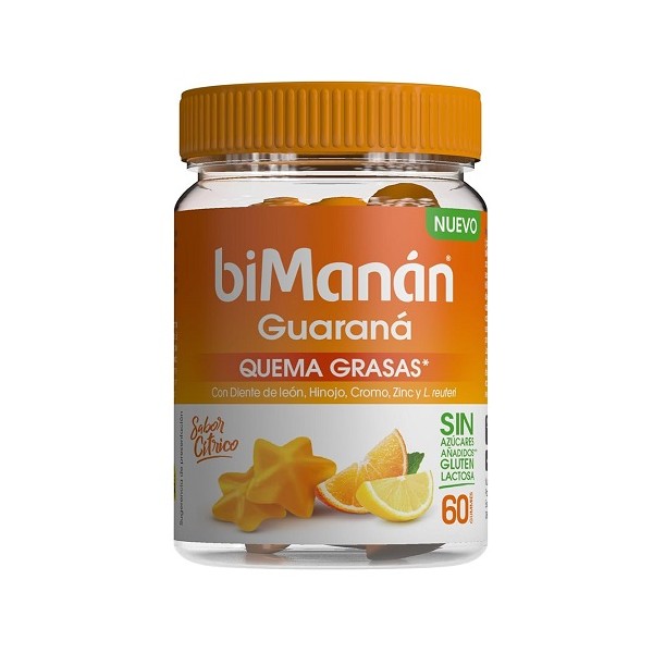 BiManan Guaraná Quema Grasas 60 gummies