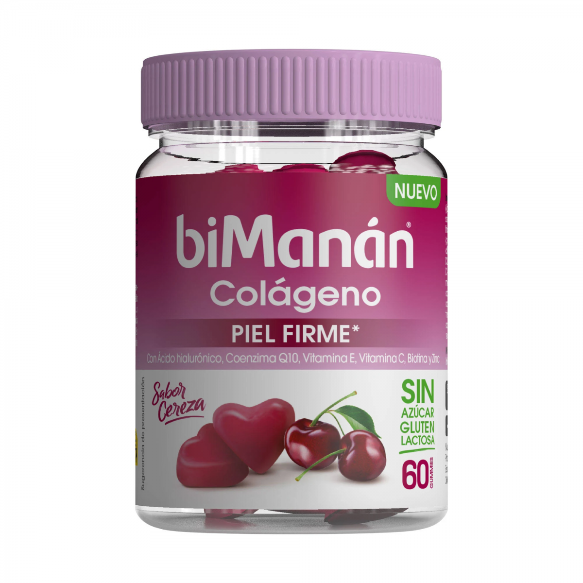 BiManan Colágeno Piel Firme 60 gummies