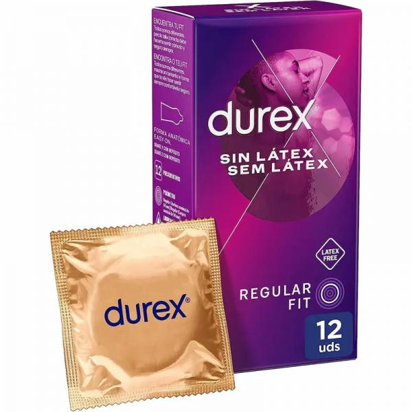 Durex sin Latex 12 Preservativos