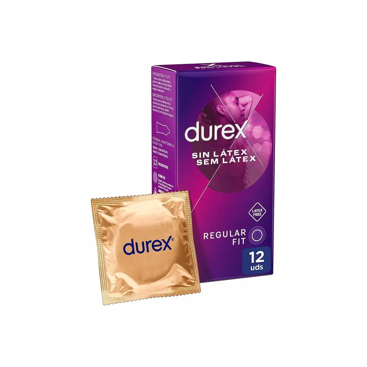 Durex sin Latex 12 Preservativos