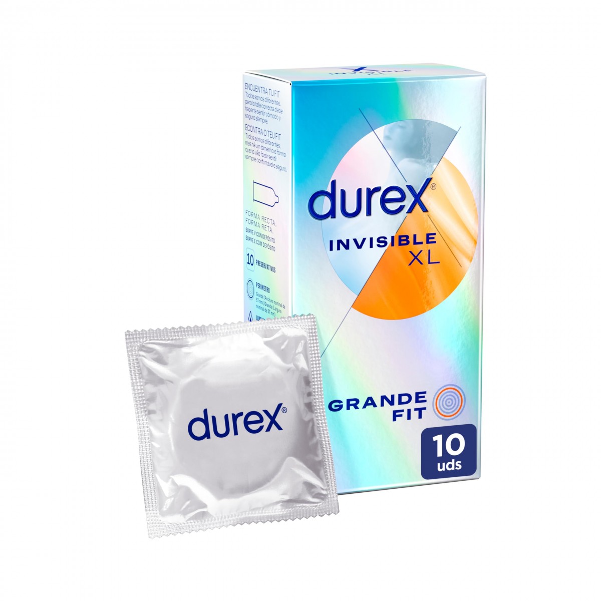 Durex Invisible XL 10 preservativos