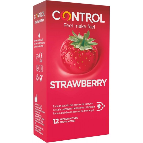 Control Strawberry 12 preservativos