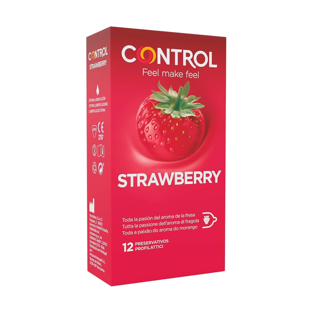 Control Strawberry 12 preservativos