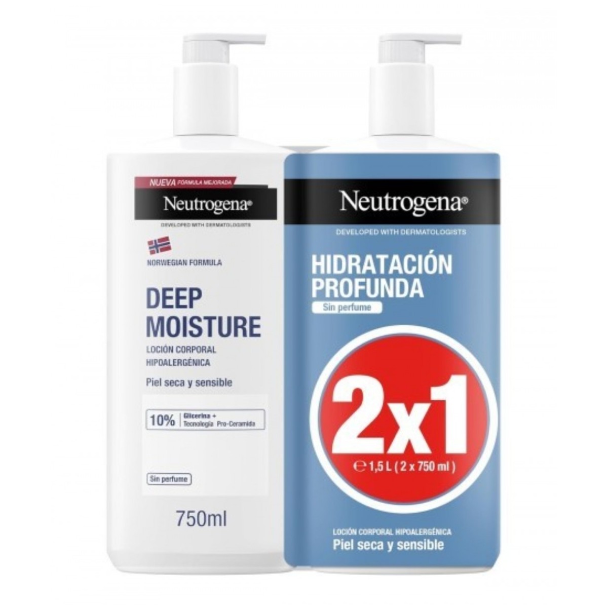 Neutrogena Duplo Loción Deep Moisture...