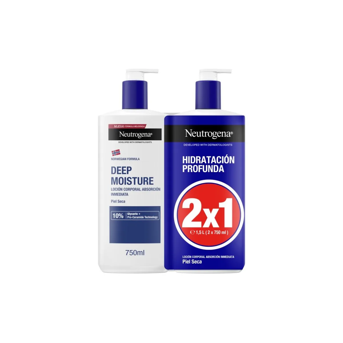 Neutrogena Duplo Loción Deep Moisture 750ml