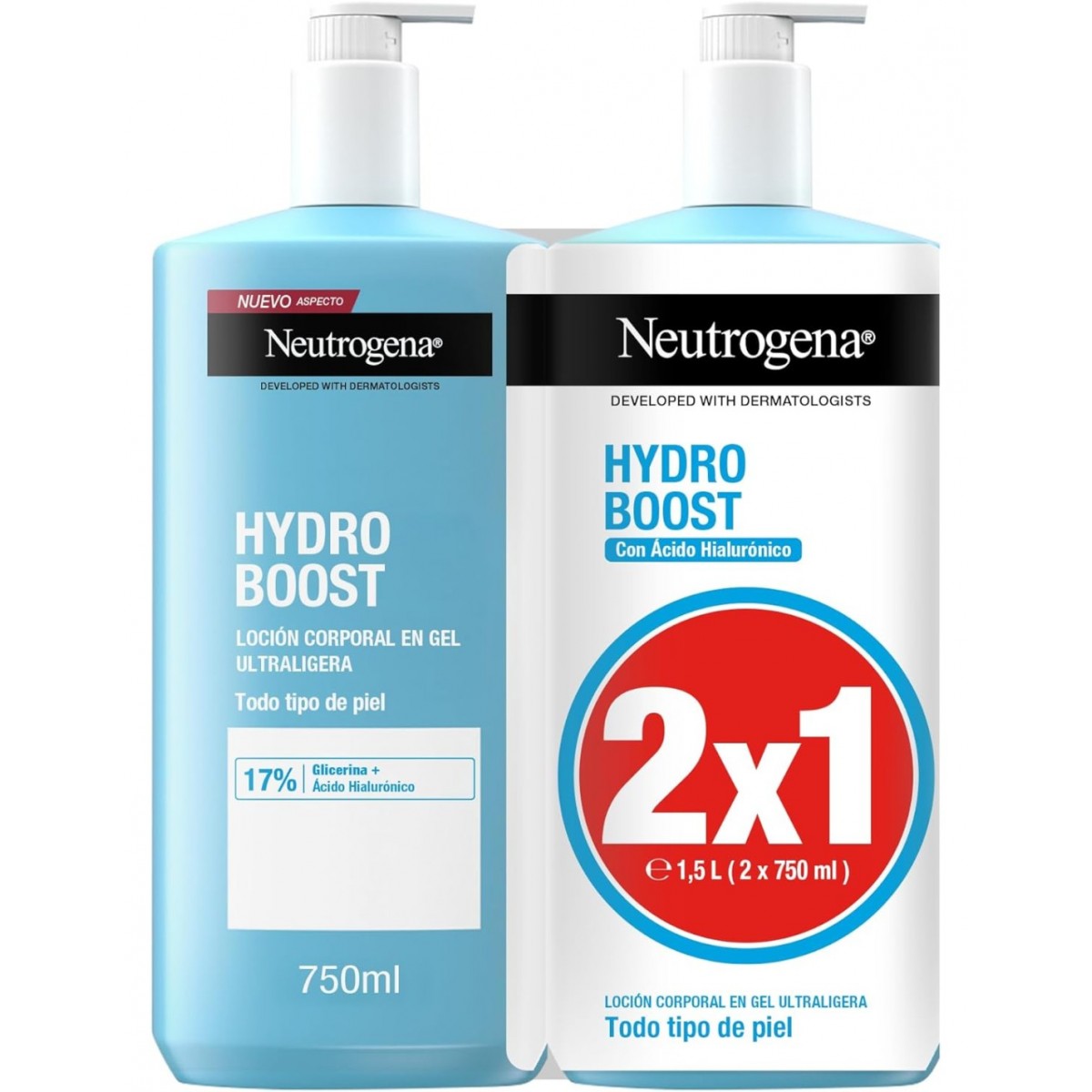 Neutrogena Duplo Loción Hydro Boost 750ml
