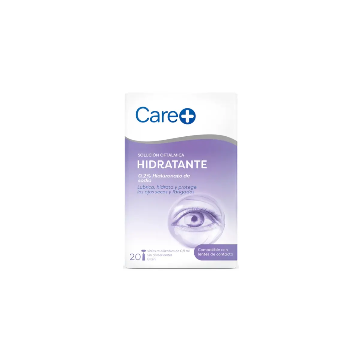 Care + Solución Oftálmica Hidratante 20 monodosis
