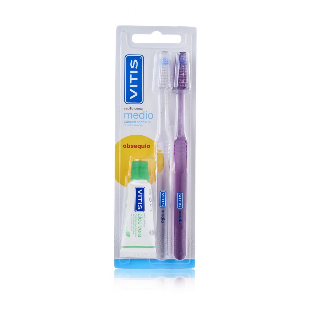 Vitis Cepillo Dental medio Duplo