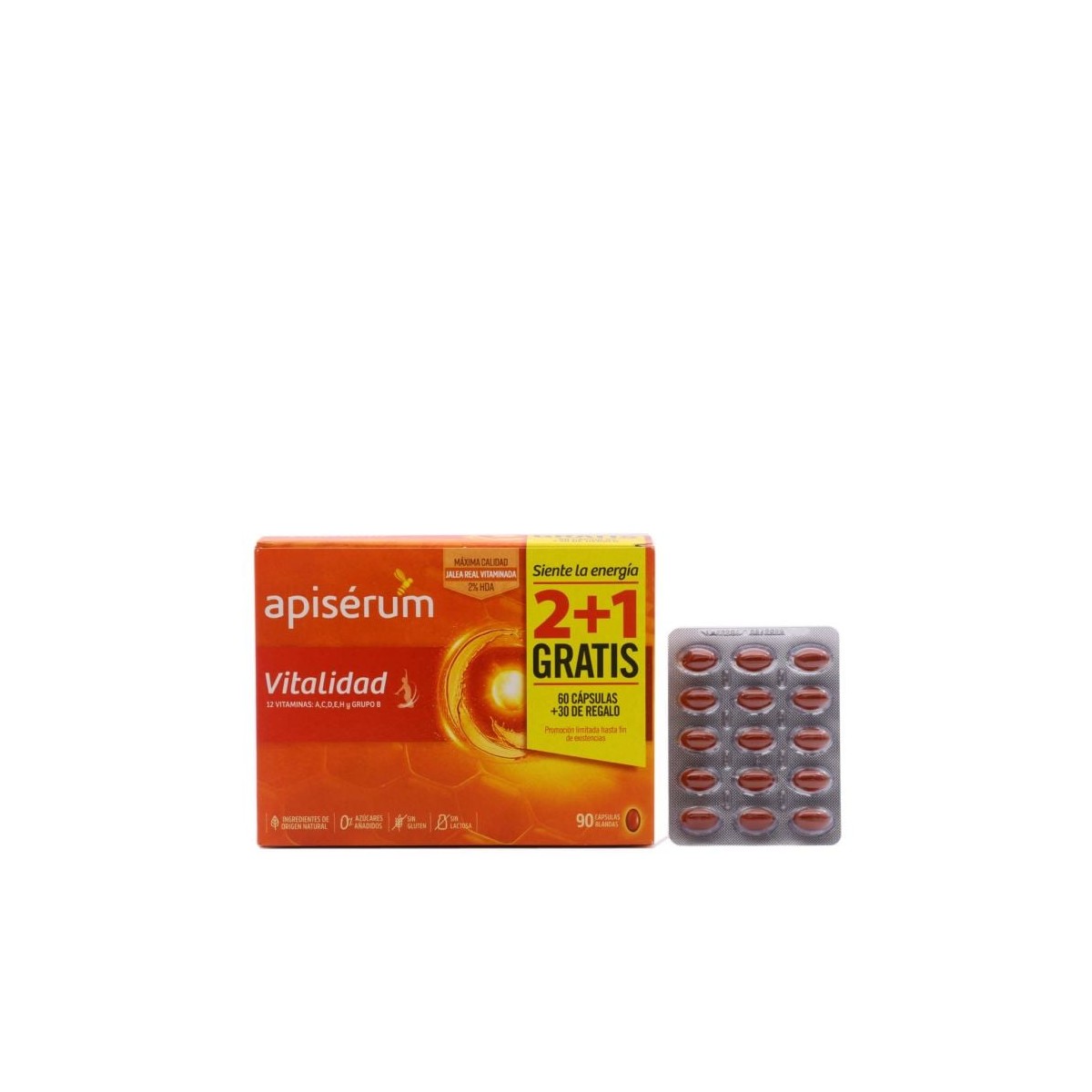 APISERUM VITALIDAD 2+1 90 CÁPSULAS