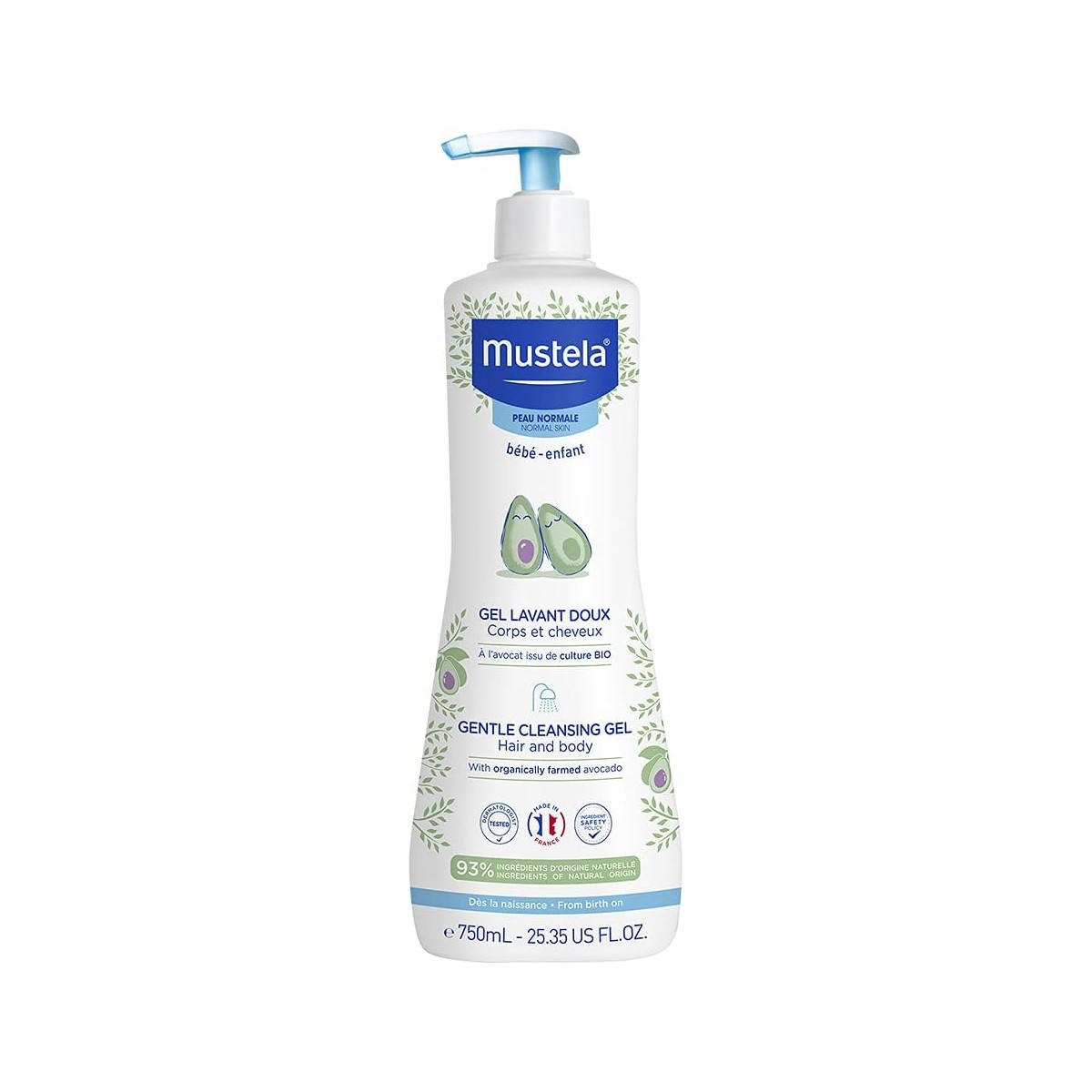 Mustela Gel Dermo Limpiador 750 ml
