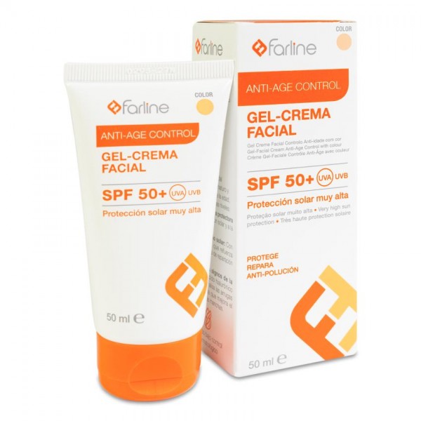 FARLINE ANTI-AGE CONTROL GEL CREMA FACIAL 50+ COLOR