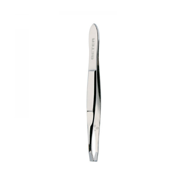 PINZAS DEPILAR BETER PUNTA CANGREJO CROMADA 9.3 CM