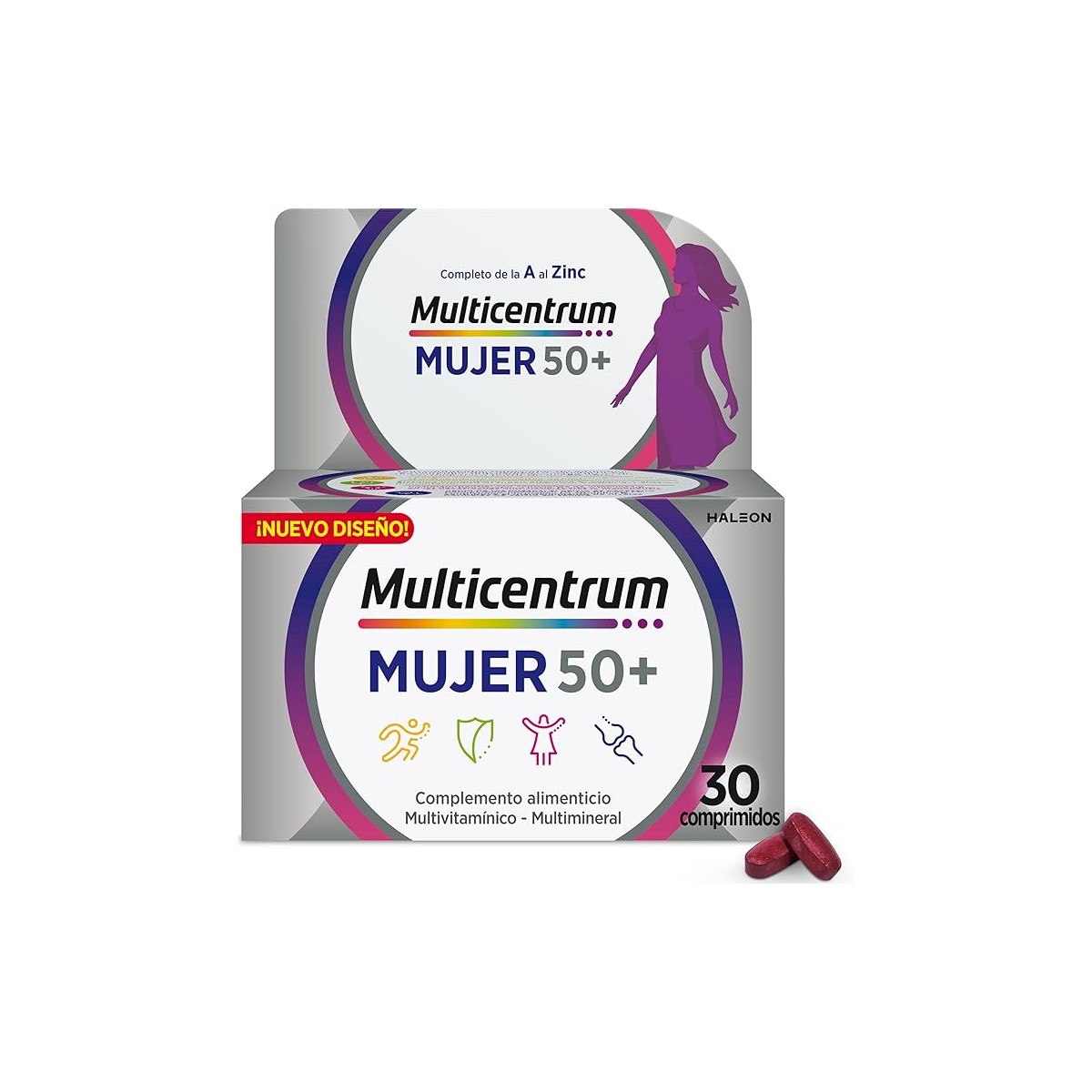 Multicentrum Mujer 50+ 30 Comprimidos