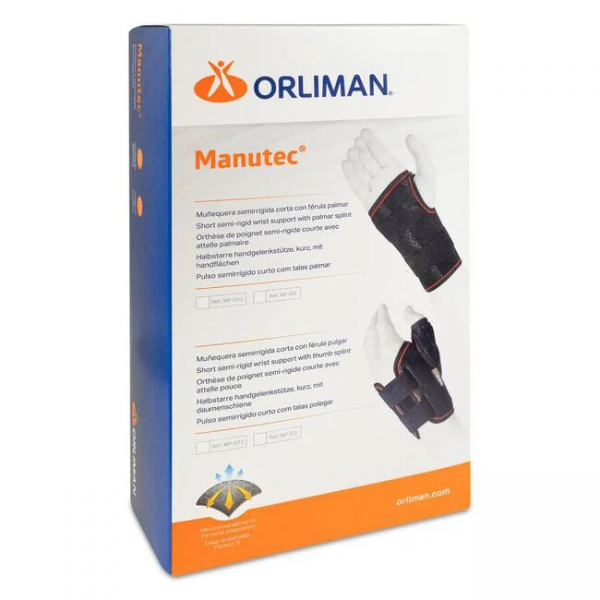Muñequera Semirrígida Corta Manutec MP-I72 Talla 1