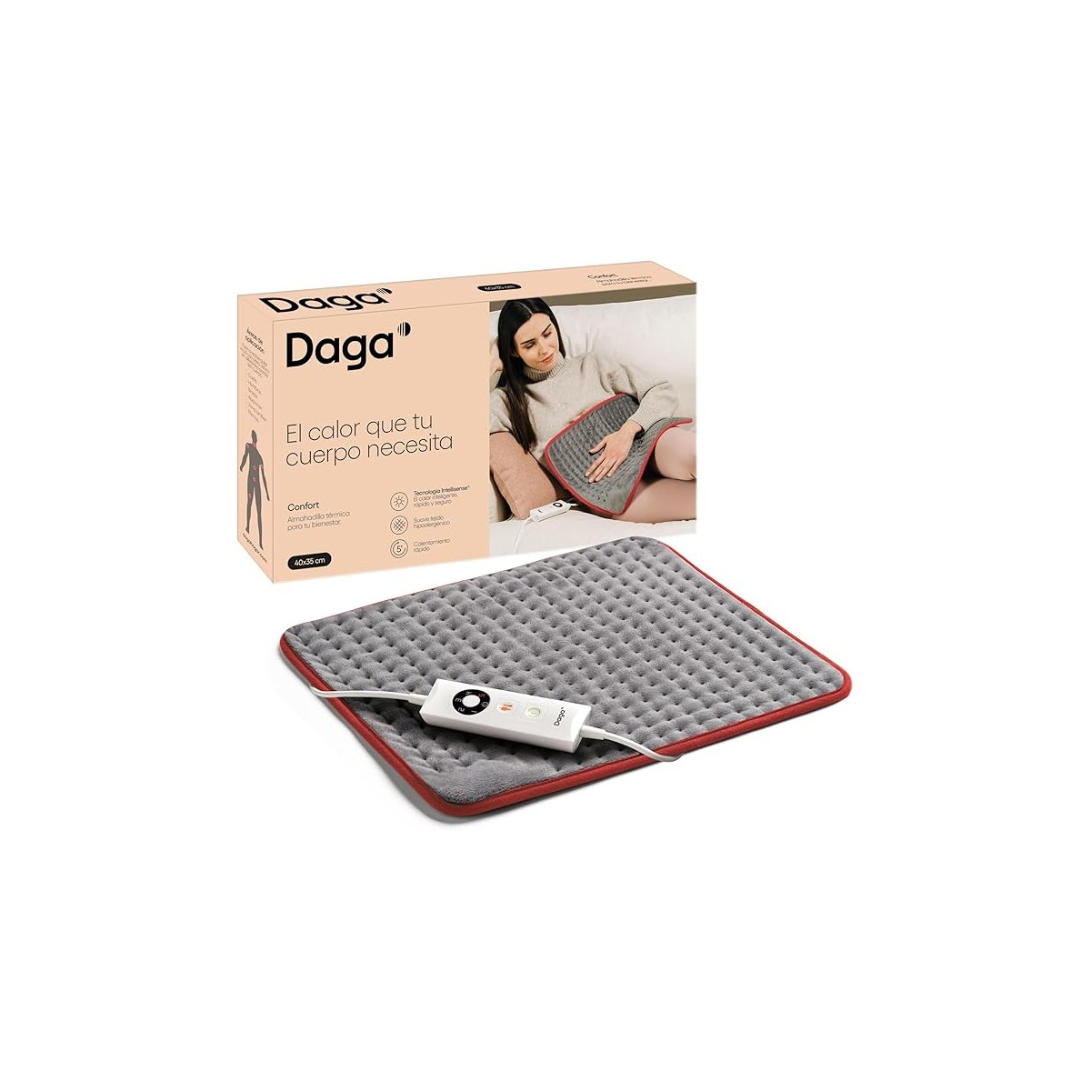 Almohadilla eléctrica Daga Confort 40x35cm