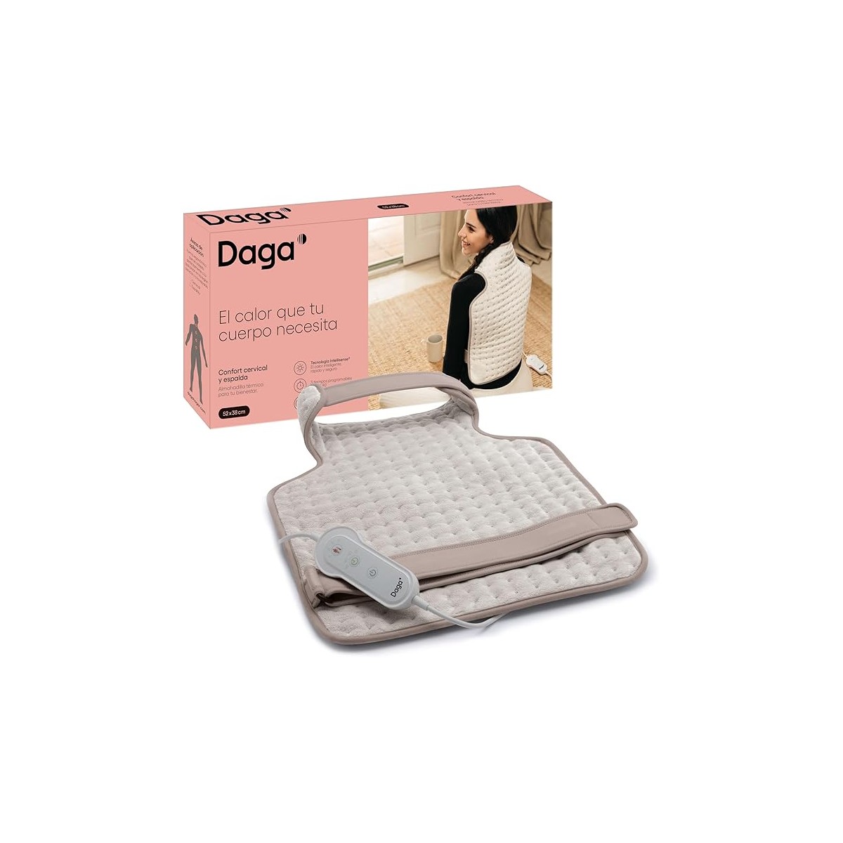 Almohadilla eléctrica Daga Confort Cervical y...