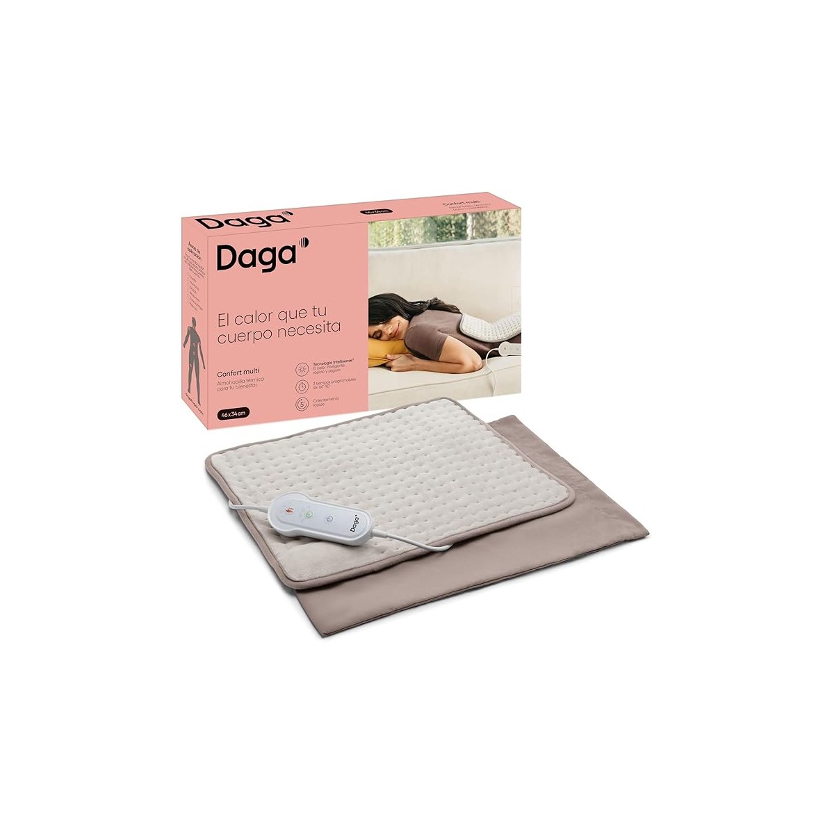 Almohadilla eléctrica Daga Confort Multi 46x34cm