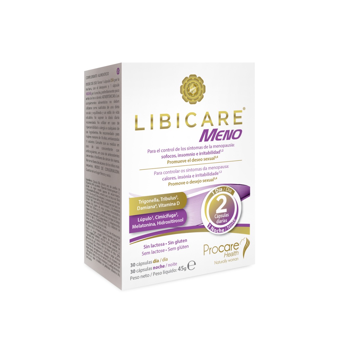 Libicare Meno 30 + 30 cápsulas