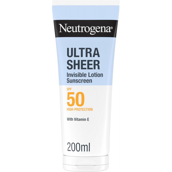 Neutrogena Ultra Sheer Loción Invisible SPF50 200 ml