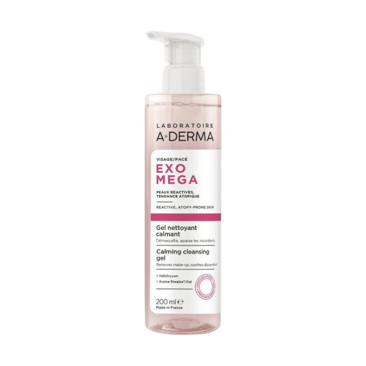 A-Derma Exomega Gel Limpiador Calmante Facial...
