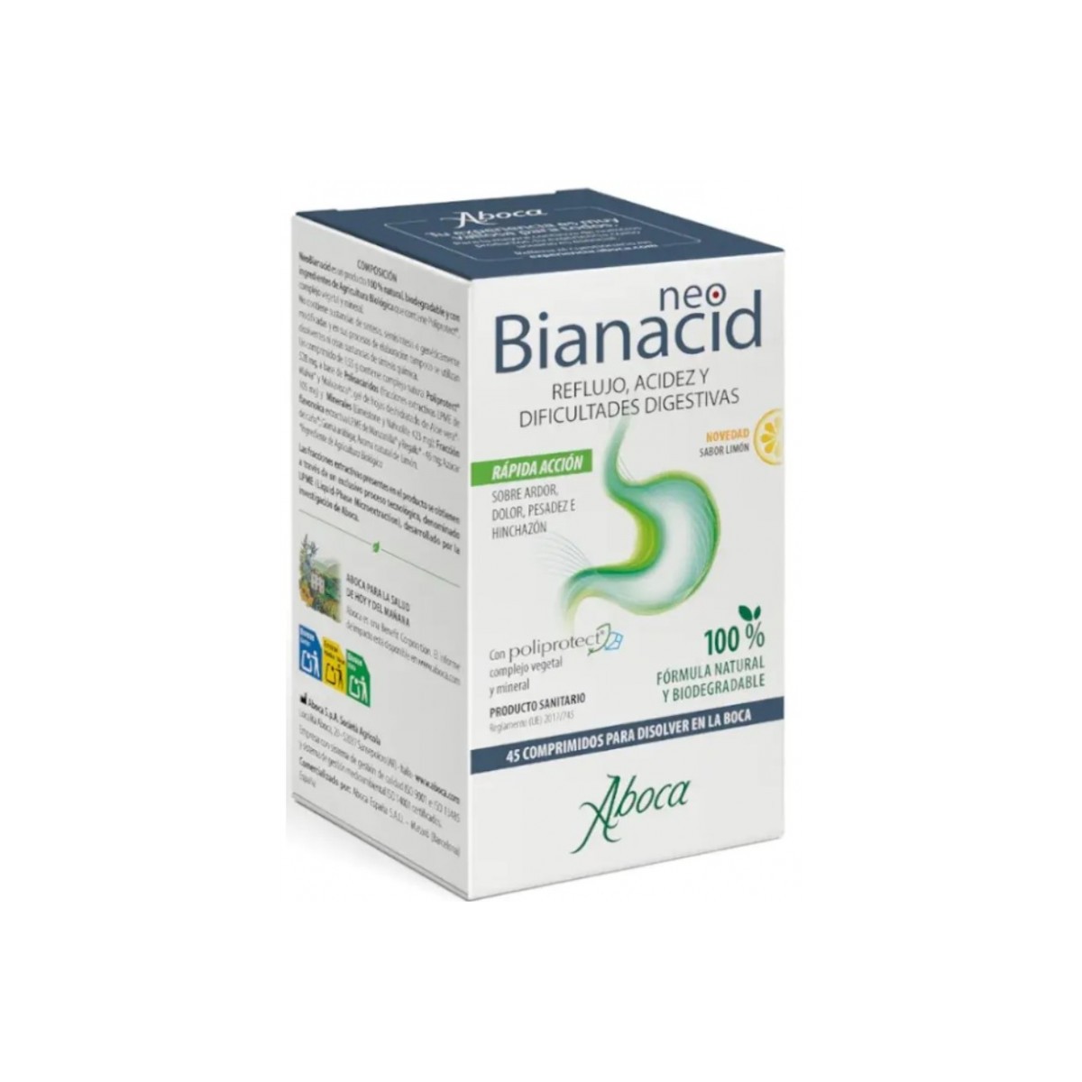 NeoBianacid Limón 45 Comprimidos