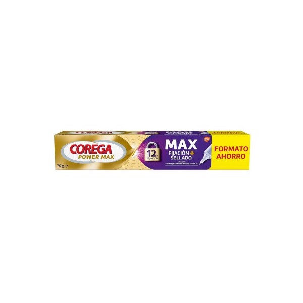 Corega Max Fijación y Sellado Crema 70 g