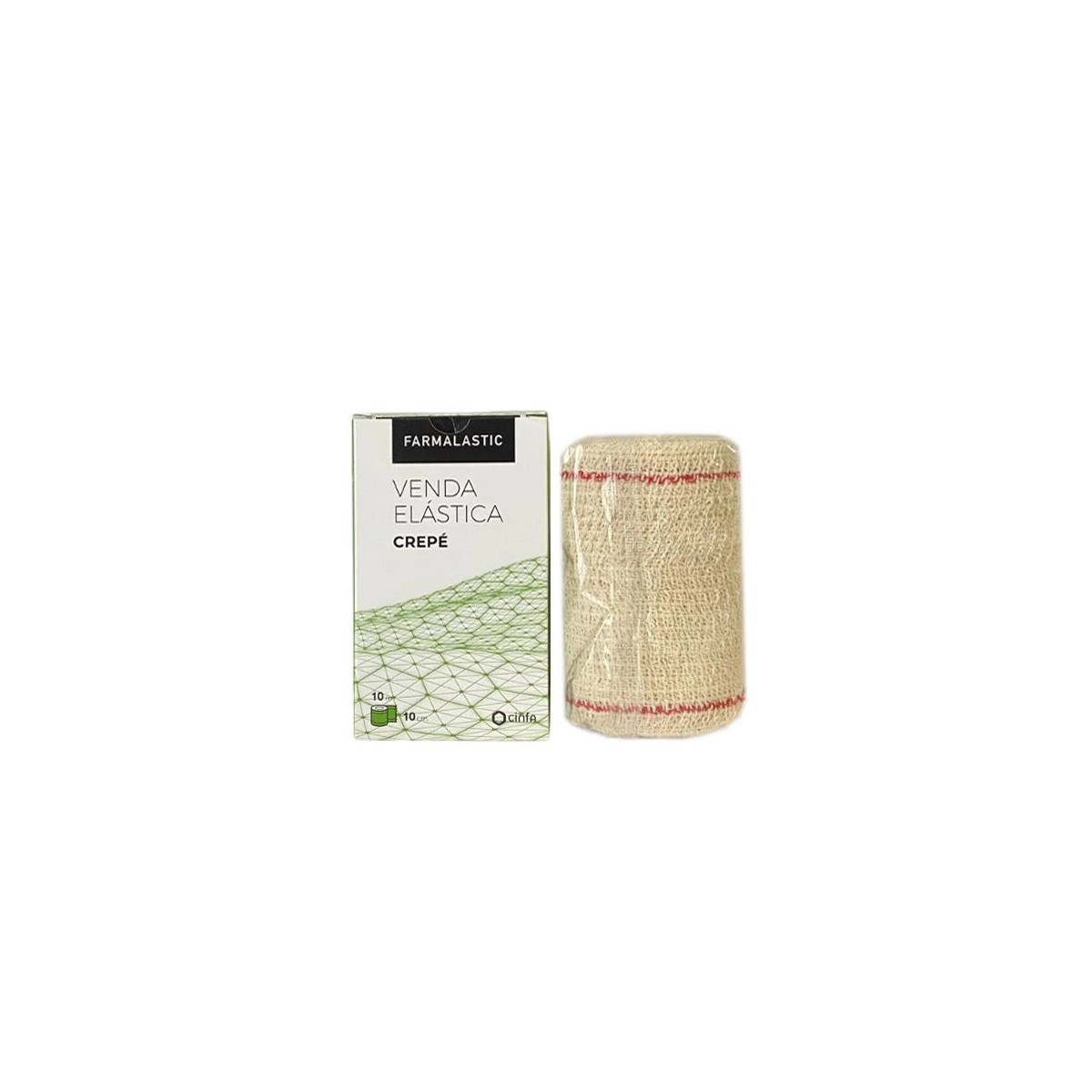 Farmalastic Venda Elástica Crepé 10 m x 10 cm