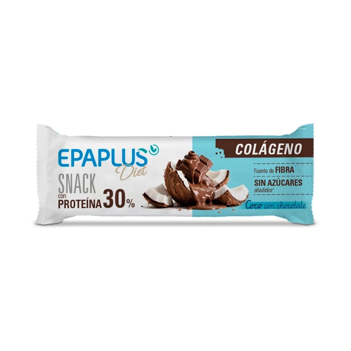 Epaplus Diet Snack Proteína + Colágeno Coco con...