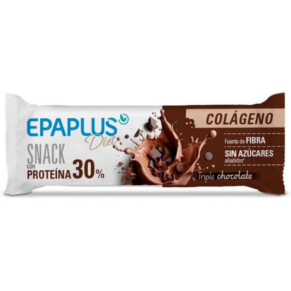 Epaplus Diet Snack Proteína + Colágeno Triple Chocolate