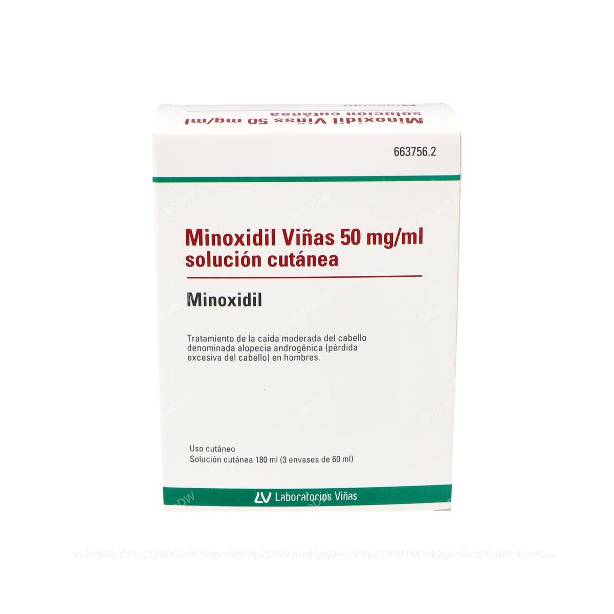 MINOXIDIL VIÑAS 50 mg/ml SOLUCION CUTANEA