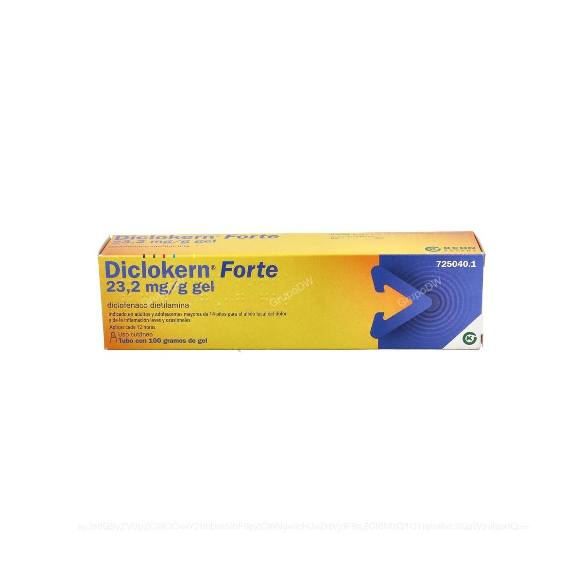 DICLOKERN FORTE 23,2 mg/g GEL, 1 tubo con 100 g...