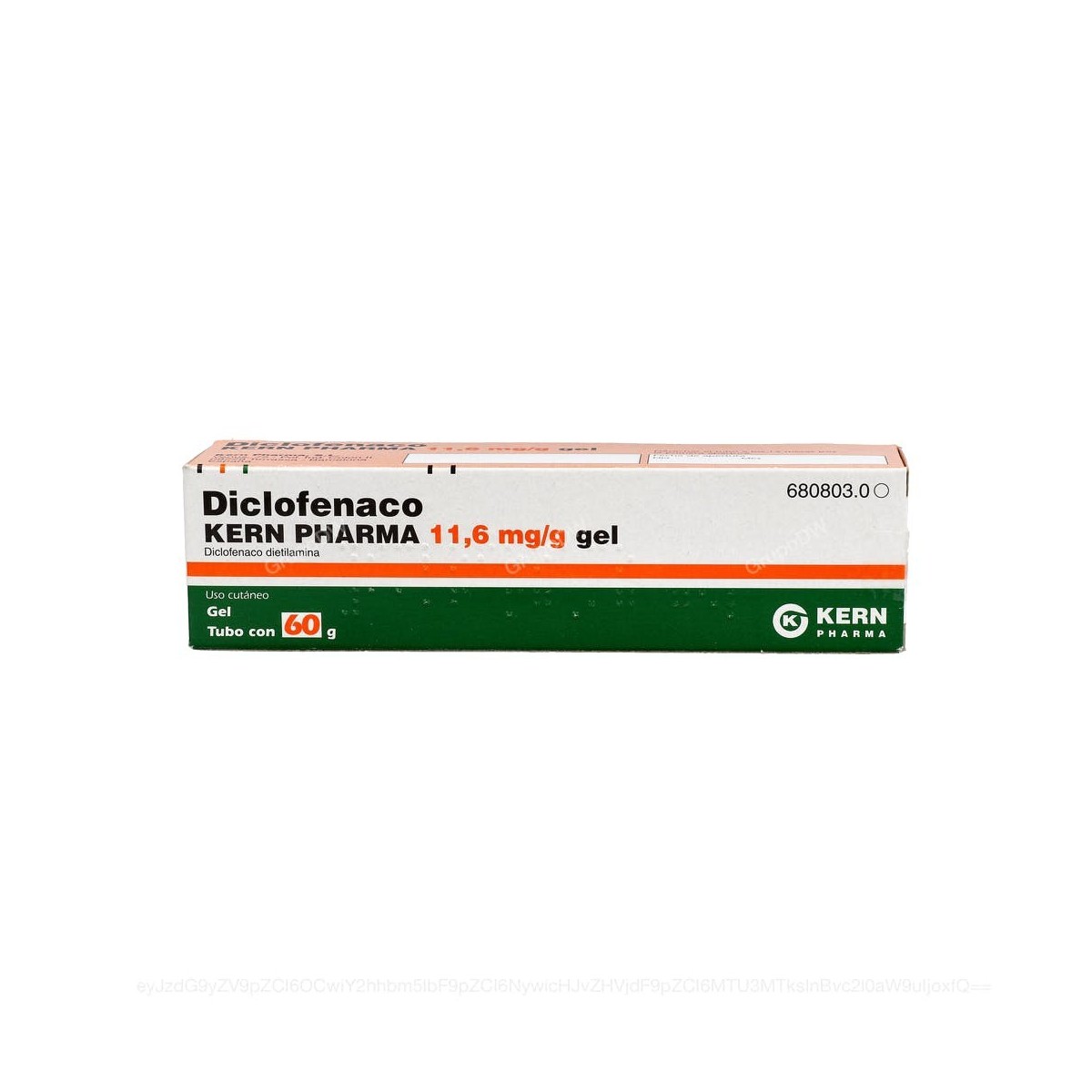 DICLOFENACO KERN PHARMA 11,6 mg/g GEL