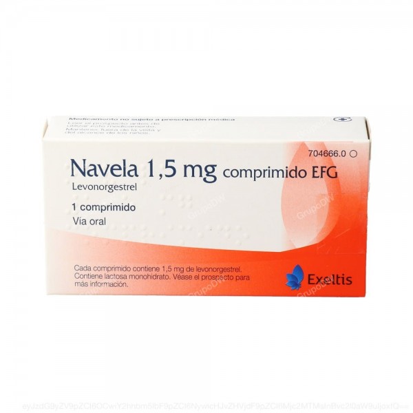 NAVELA 1,5 MG COMPRIMIDO EFG, 1 comprimido